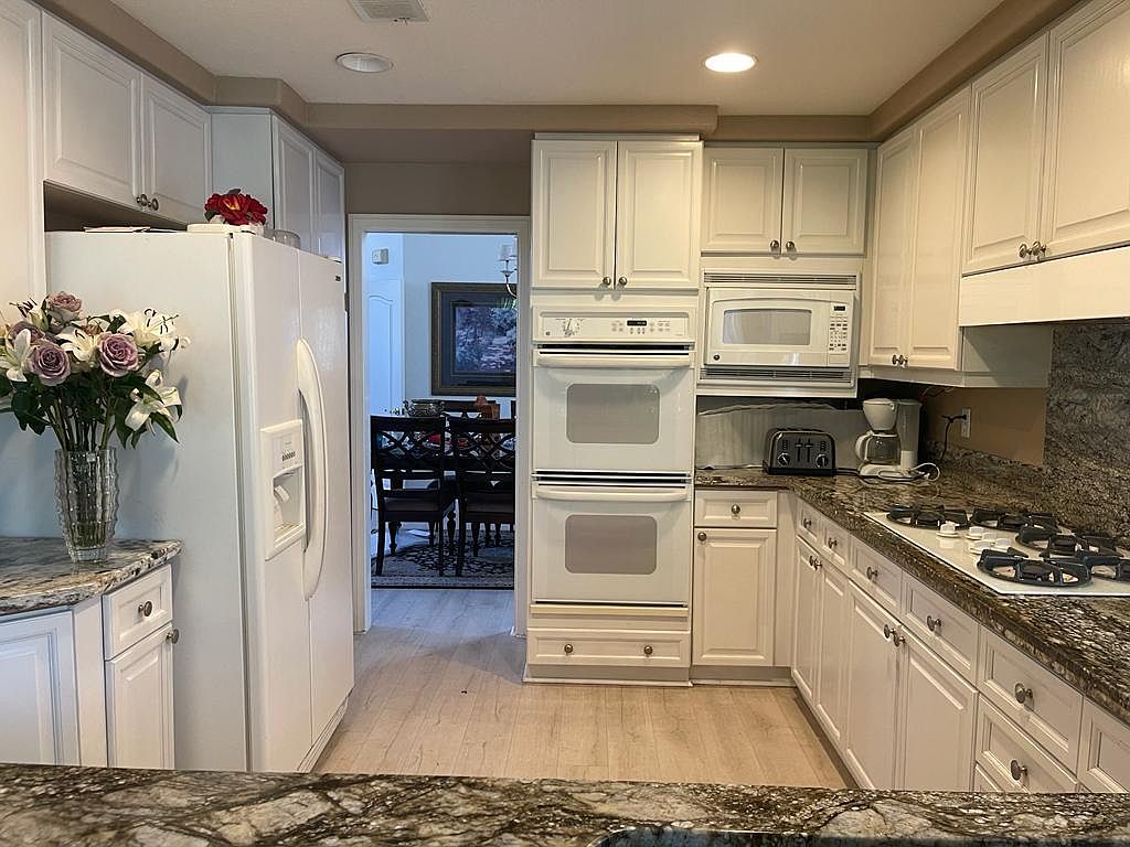 Cabinets — sage green — before