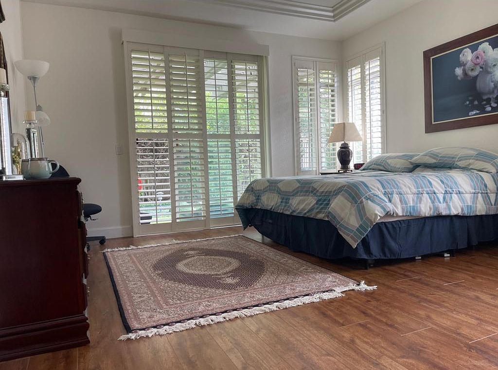 Floors — carpet to light oak — before